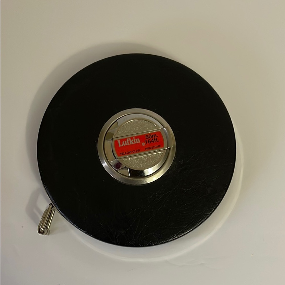 Black 50m / 164ft Measuring Tape Reel